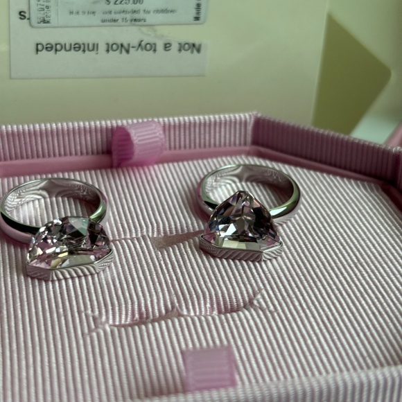 NWT Swarovski ring duo - Picture 7 of 15